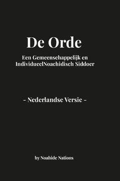 portada De Orde: Een Gemeenschappelijk en Individueel Noachidisch Siddoer