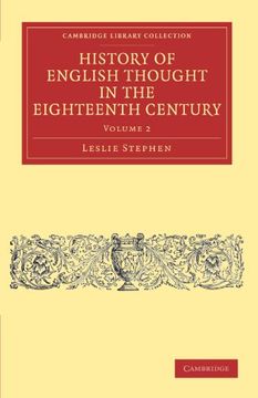 portada History of English Thought in the Eighteenth Century 2 Volume Set: History of English Thought in the Eighteenth Century: Volume 2 Paperback (Cambridge Library Collection - Philosophy) (in English)