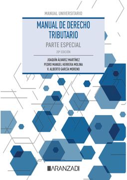 portada Manual de Derecho Tributario. Parte Especial (in Spanish)