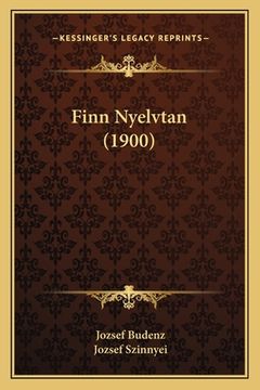 portada Finn Nyelvtan (1900) (en Húngaro)