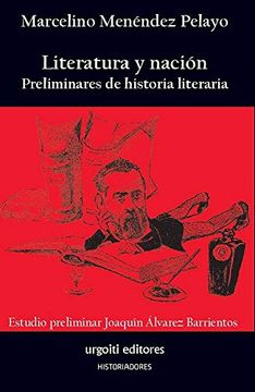 portada Literatura y Nación: Preliminares de Historia Literaria (Historiadores)