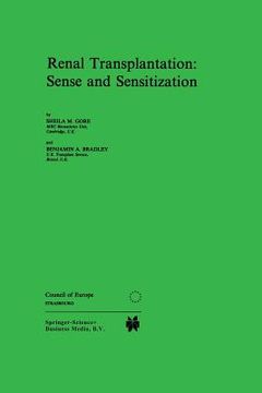 portada Renal Transplantation: Sense and Sensitization (in English)