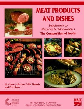 portada Meat Products and Dishes: Supplement to the Composition of Foods 