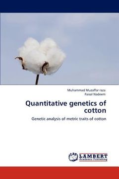 portada quantitative genetics of cotton (in English)