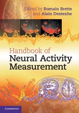 portada handbook of neural activity measurement (en Inglés)