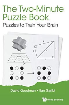 portada The Two-Minute Puzzle Book: Puzzles to Train Your Brain (en Inglés)