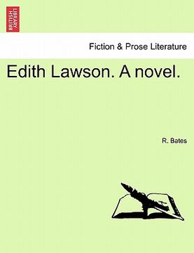portada edith lawson. a novel. (en Inglés)