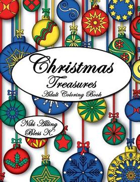 portada Christmas Treasures: Adult Coloring Book (en Inglés)