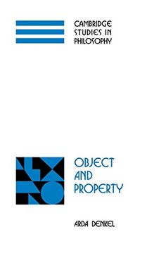 portada Object and Property Hardback (Cambridge Studies in Philosophy) (in English)