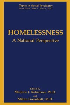 portada Homelessness: A National Perspective (en Inglés)