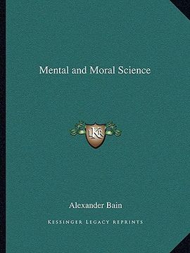 portada mental and moral science (en Inglés)