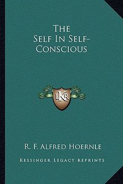portada the self in self-conscious (in English)