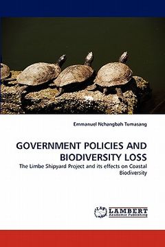 portada government policies and biodiversity loss (en Inglés)