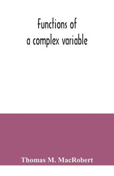 portada Functions of a complex variable (en Inglés)