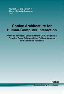 portada Choice Architecture for Human-Computer Interaction (en Inglés)