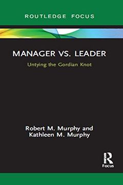 portada Manager vs. Leader (Routledge Focus on Business and Management) (en Inglés)