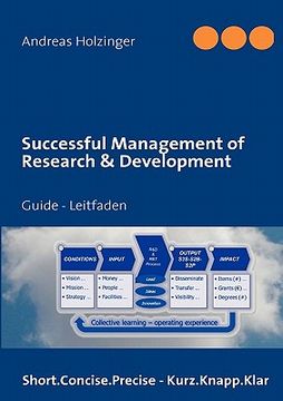 portada successful management of research & development (en Inglés)