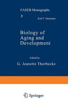 portada Biology of Aging and Development (en Inglés)
