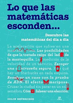 portada Lo que las Matematicas Esconden. (in Spanish)