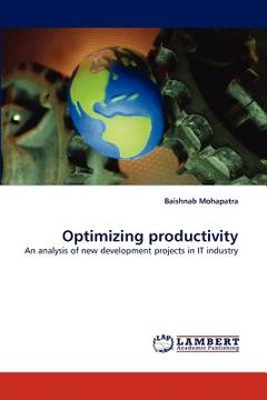 portada optimizing productivity (en Inglés)