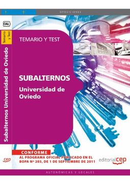 Subalternos de la Universidad de Oviedo. Temario y Test (Colección 1630)