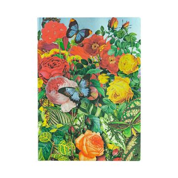 portada Paperblanks | Butterfly Garden | Nature Montages | Softcover Flexi | Midi | Lined | 240 pg | 100 gsm