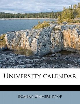 portada university calendar volume 1883-84 (in English)