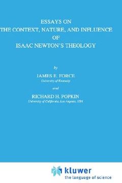 portada essays on the context, nature, and influence of isaac newton s theology (en Inglés)