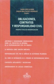 portada Obligaciones Contratos y Responsabilidad Civil (in Spanish)