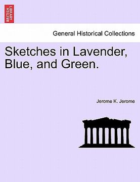 portada sketches in lavender, blue, and green. (en Inglés)