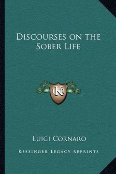 portada discourses on the sober life (in English)