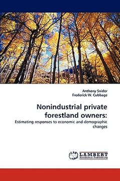 portada nonindustrial private forestland owners (en Inglés)