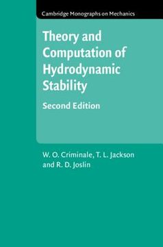 portada Theory and Computation in Hydrodynamic Stability (Cambridge Monographs on Mechanics) (en Inglés)