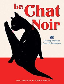 portada Le Chat Noir: 20 Correspondence Cards & Envelopes (en Inglés)