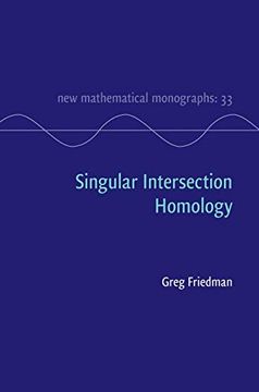 portada Singular Intersection Homology: 33 (New Mathematical Monographs) (en Inglés)