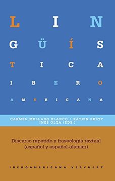 portada Discurso repetido y fraseología textual (español y español-alemán)