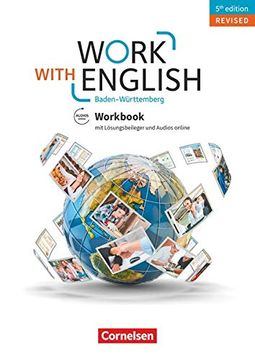 portada Work With English - 5th Edition Revised - Baden-Württemberg: A2-B1+ - Workbook: Mit Lösungsbeileger und Audios Online