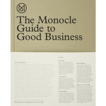 portada The Monocle Guide To Good Business (en Inglés)