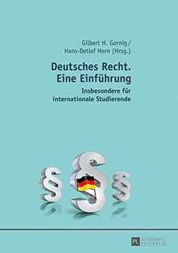 portada Deutsches Recht. Eine Einführung: Insbesondere für Internationale Studierende (in German)