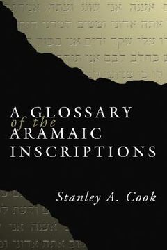 portada a glossary of the aramaic inscriptions (in English)