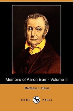 portada memoirs of aaron burr - volume ii (dodo press)