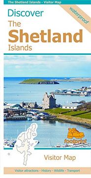 portada The Shetland Islands: Visitor map (Discover map Series) (en Inglés)