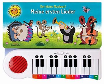 portada Der Kleine Maulwurf - Meine Ersten Lieder: Klavierbuch mit Abschaltbarem Soundmodul (en Alemán)