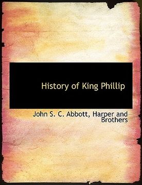 portada history of king phillip (en Inglés)