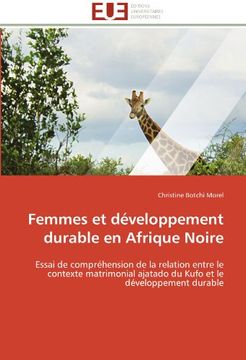 portada Femmes Et Developpement Durable En Afrique Noire