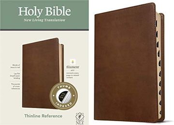 portada Nlt Thinline Reference Bible, Filament Enabled Edition (Red 