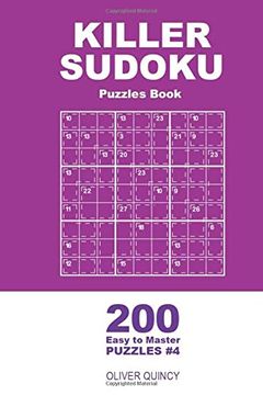 portada Killer Sudoku - 200 Easy to Master Puzzles 9x9 (Volume 4) (Paperback) (en Inglés)