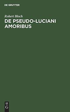 portada De Pseudo-Luciani Amoribus (en Alemán)