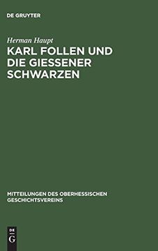 portada Karl Follen und die Gießener Schwarzen (en Alemán)