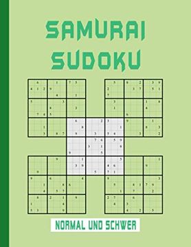portada Samurai Sudoku Normal und Schwer: Erwachsene Spaß Puzzle-Buch (in German)